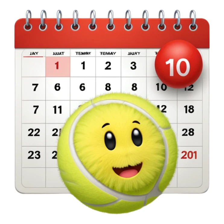 i want to write in emojis padel next week? i currently have this: 🏓🎾⏭️, but i need an emoji for week sticker