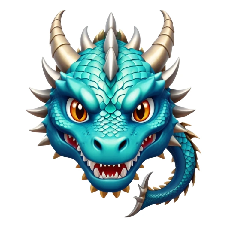 majestic dragon ready for battle sticker