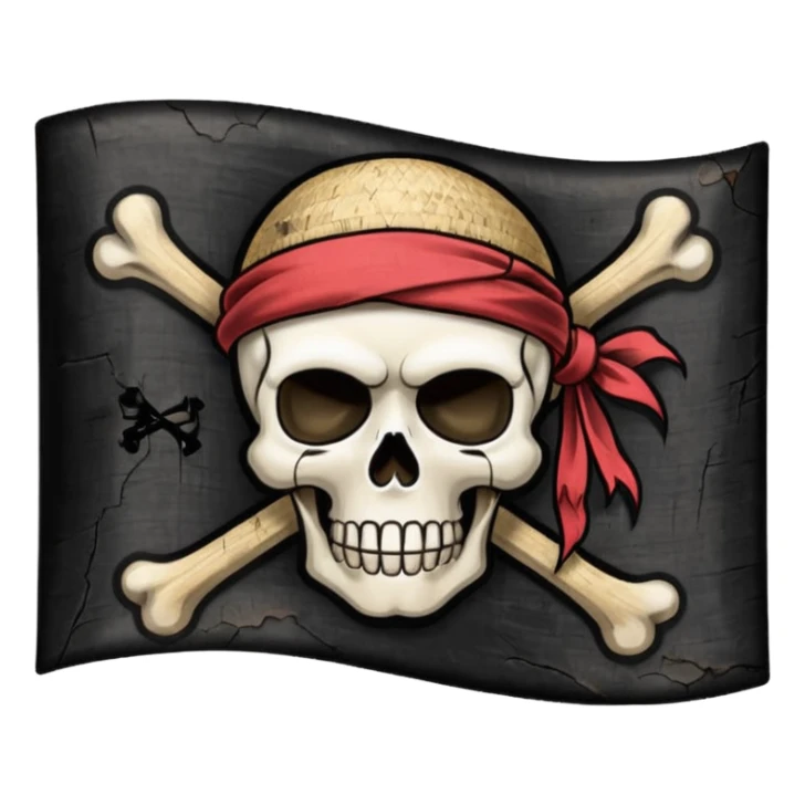 Can u create a emoji thats the straw hats flag of one piece sticker