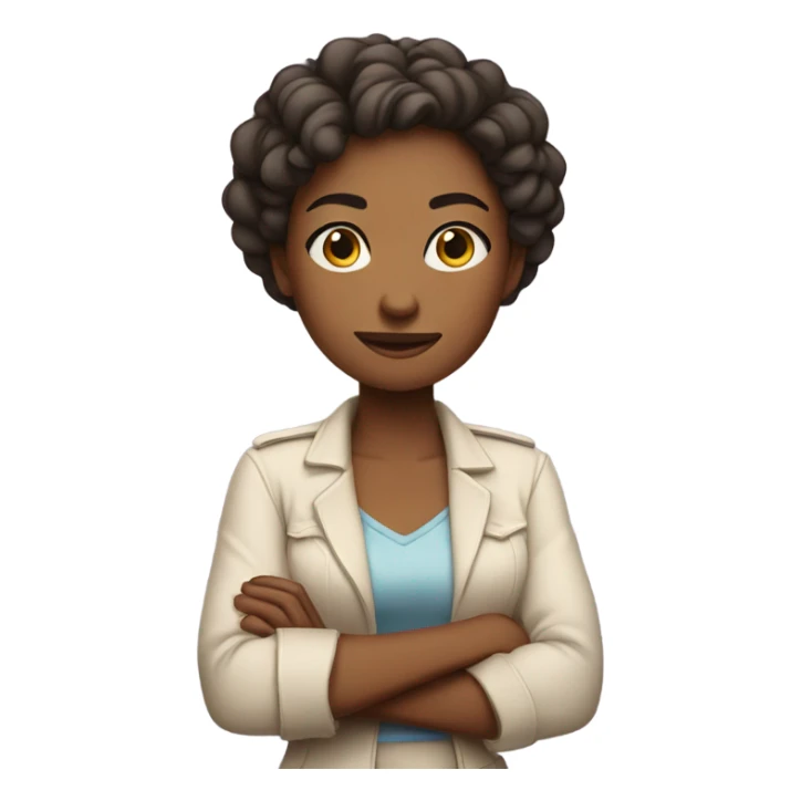 Girl with an attitude  sticker