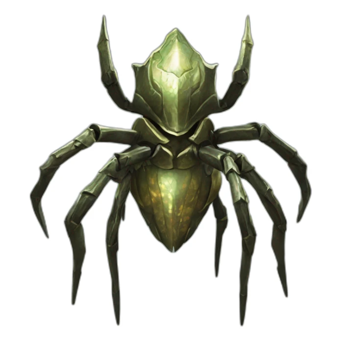 Spider armor metallic Armagohma boss From Twilight Princess sticker