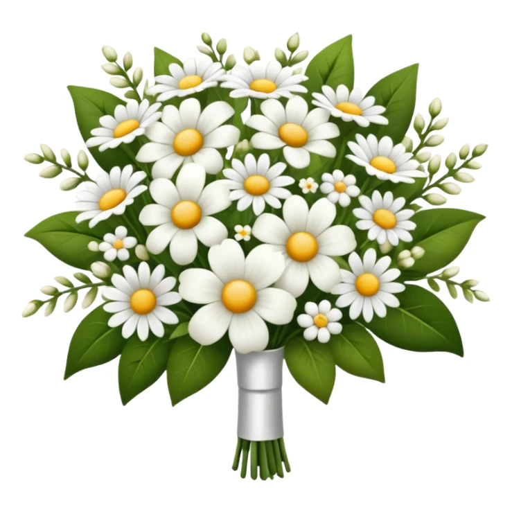white wedding flower bouquet mixed florals sticker
