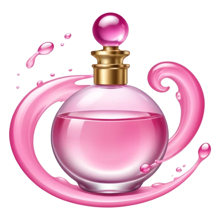 splash magical and pink perfume sticker