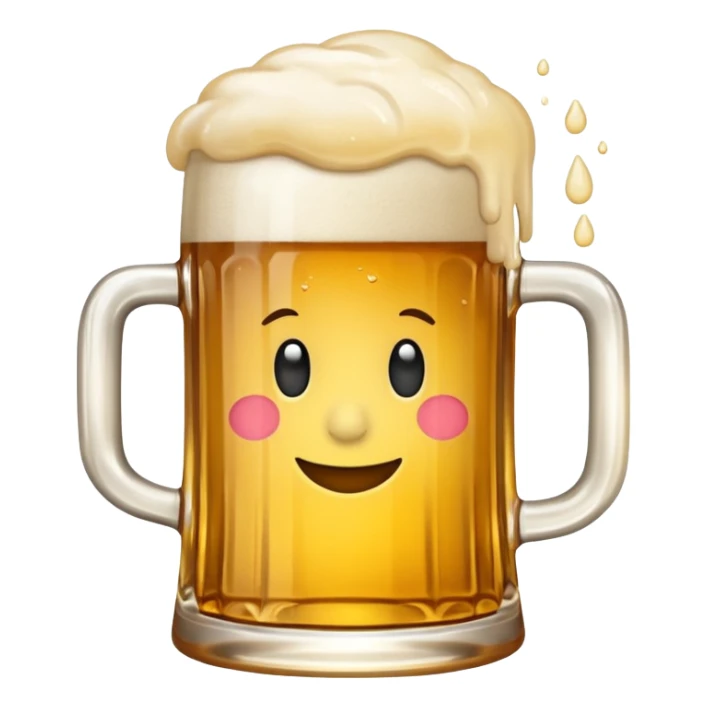 bier emoji gekennzeichnet mit "Freitags-Fübi" um 17 Uhr sticker