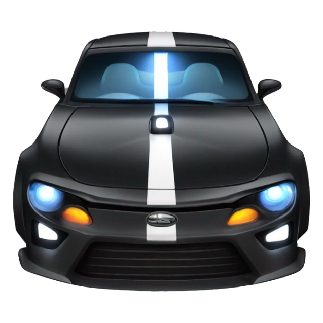 Fr-s Haunted Darth Vader’s ice cube race car with bright white headlights and light saber bumpers  sticker