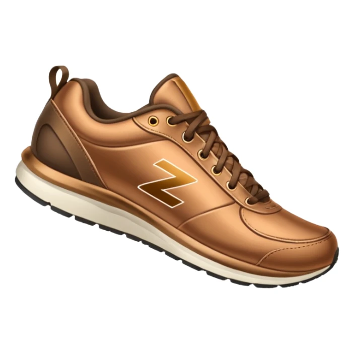 A running shoe that says the word "Bronze" sticker