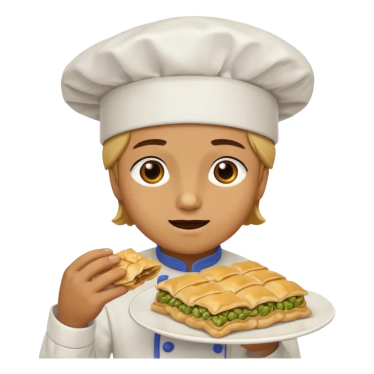 Baklava yiyen baklava kaçışı sticker