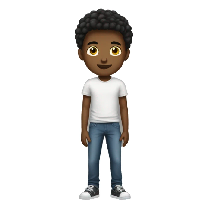 white teenager boy full body sticker