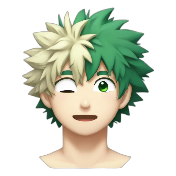 Izuku-and-bakugo-kiss sticker