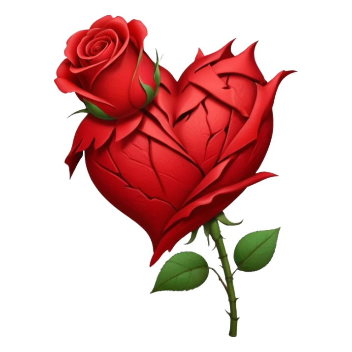 Put The 💔 Emoji And 🥀 Emoji Together In One Image sticker