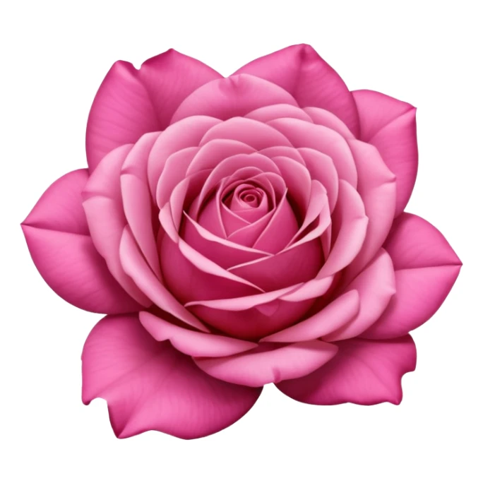 “A Polaroid photo of a pink rose  sticker