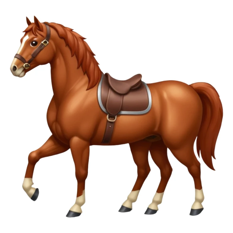 High resolution of A horse sticker
