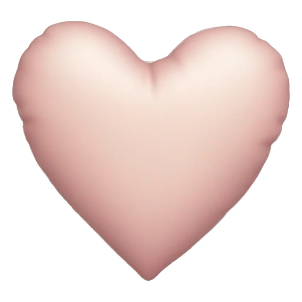 Pillow light pink heart vintage sticker