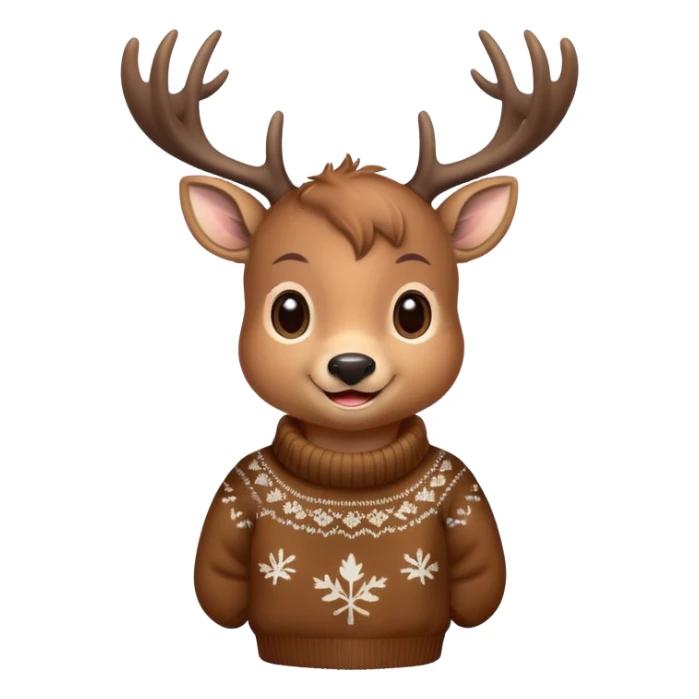 Cute deer is wearing ralph Lauren  sticker
