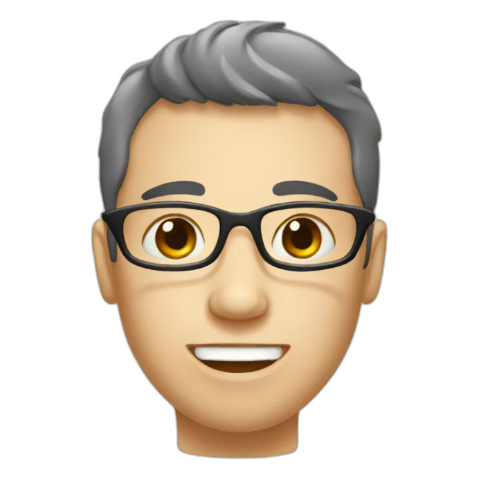 face with milk sticker