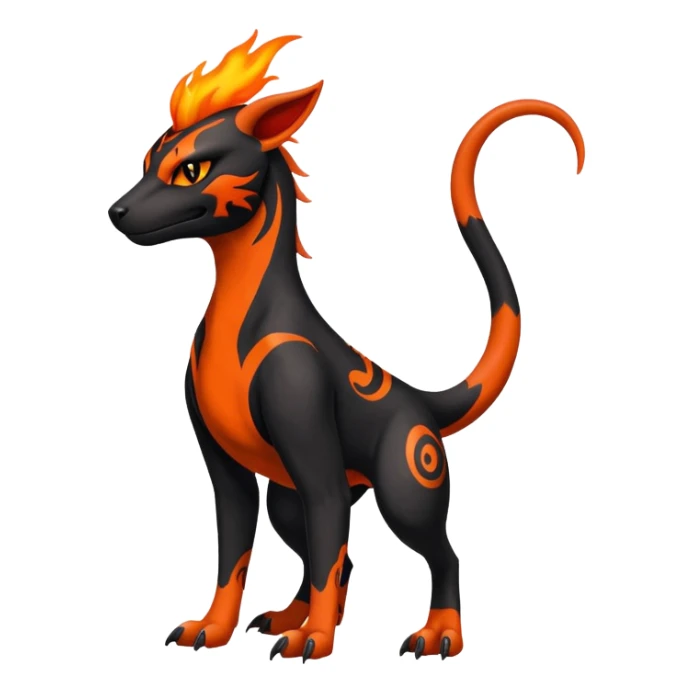 Salandit-Houndoom-Litten-Hybrid (Full body) sticker