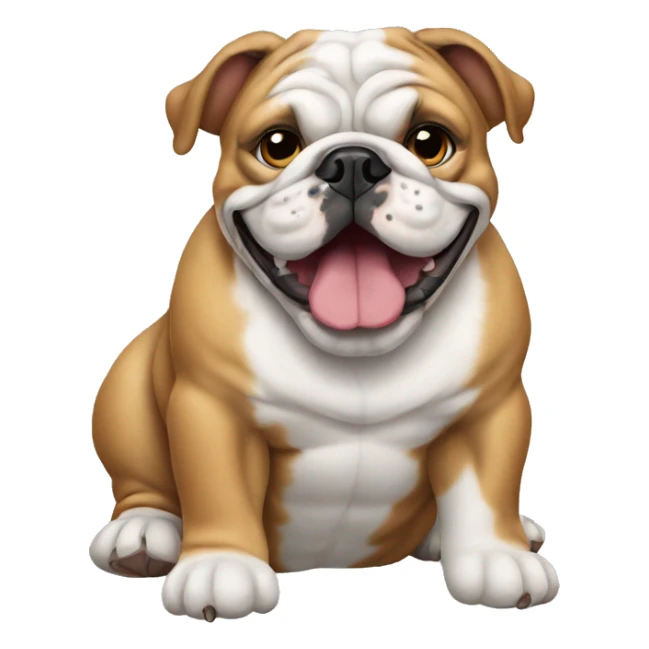 English bulldog  sticker