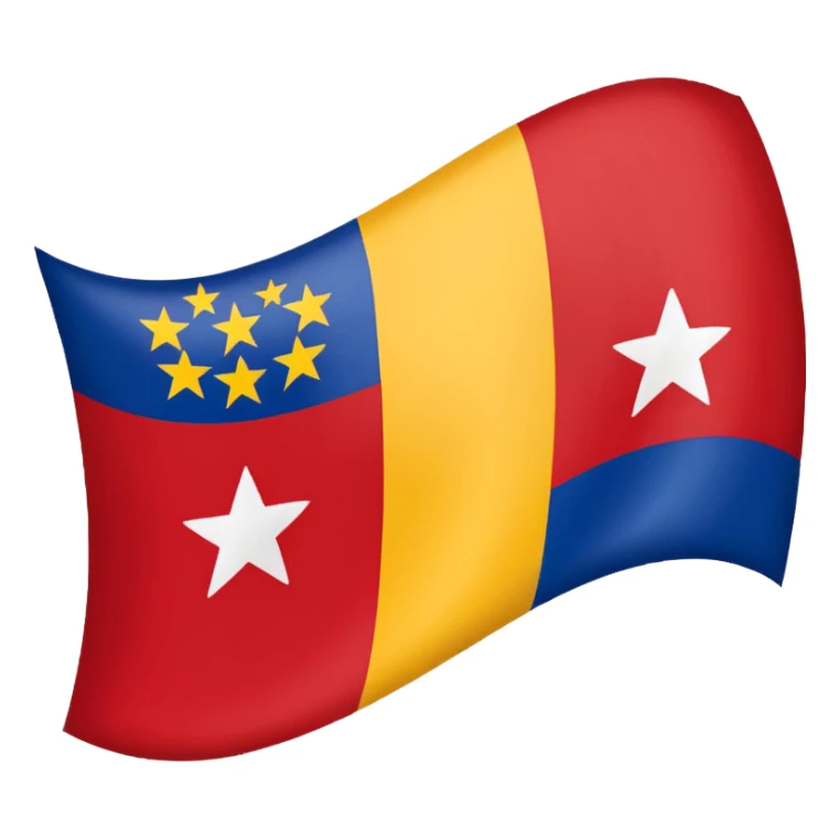 Create an emoji of independantists Guadeloupe flag sticker