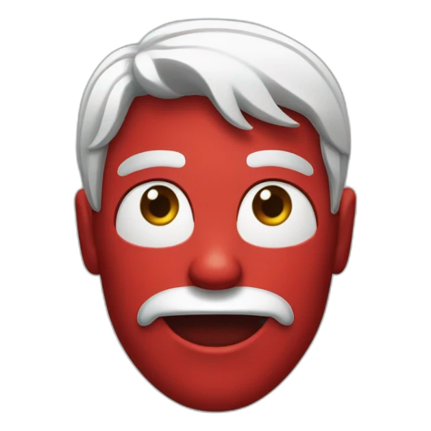 Cérebro vermelho  sticker