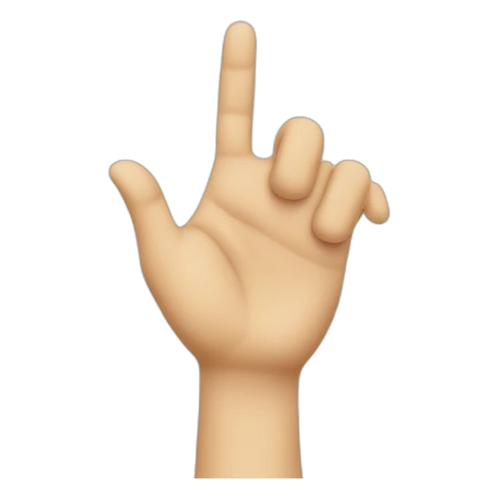 Hand sign of the aldente Italian paste sticker