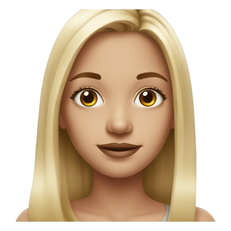 realistic portrait of a beautiful girl sticker