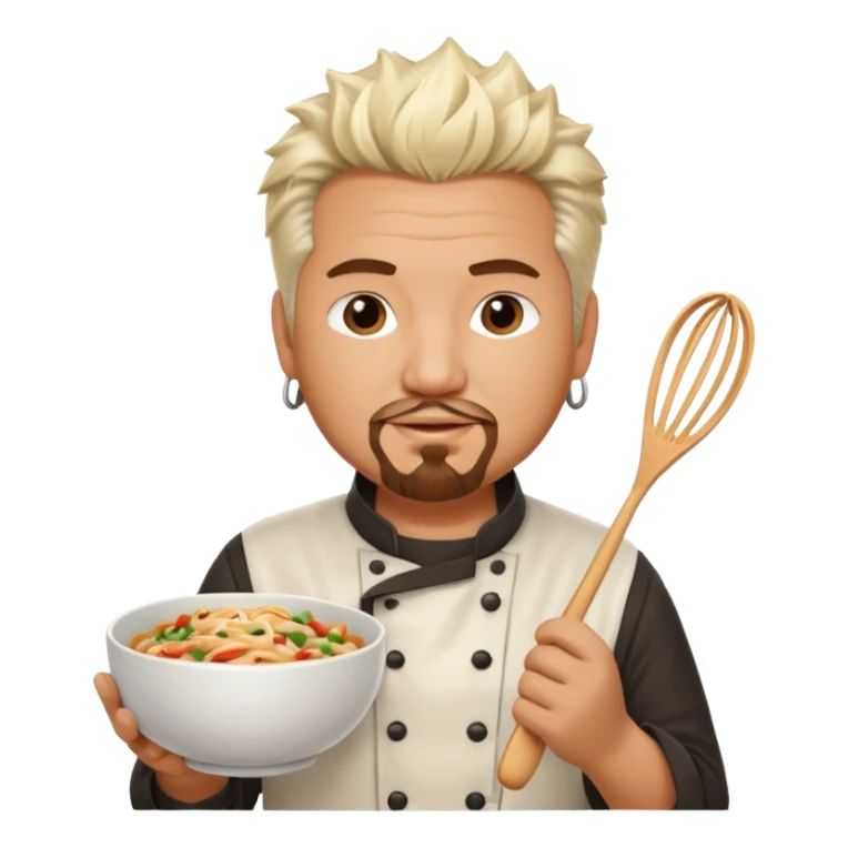 gut fieri chef holding whisk and bowl sticker