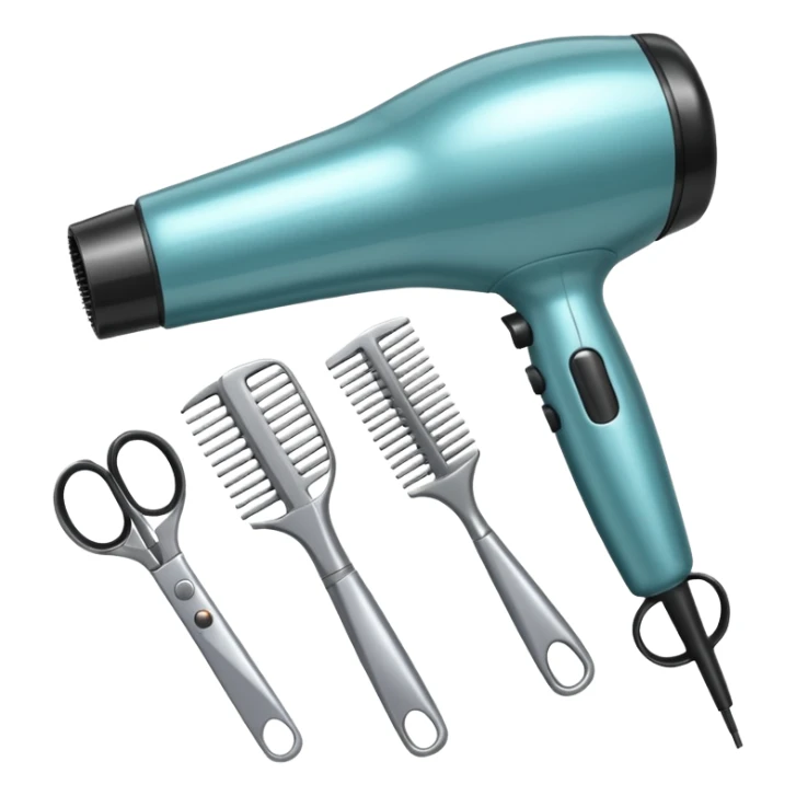 Hairdressers equipment  sticker