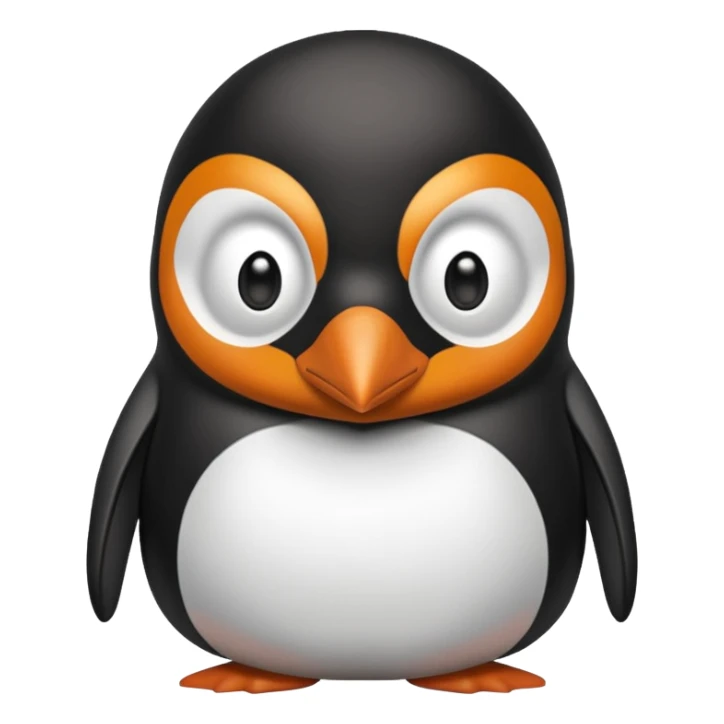 bombastic side eyeing penguin suspicious looking side ways  sticker