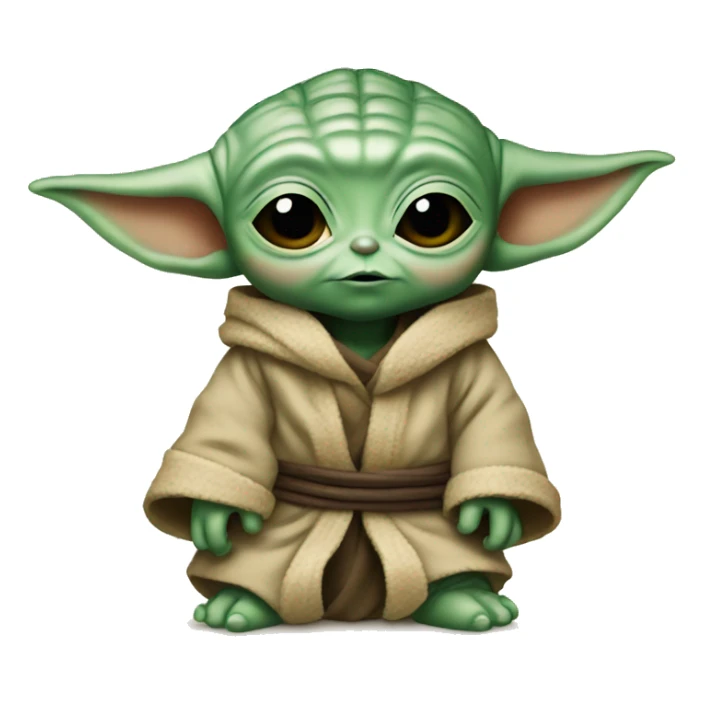 Baby yoda Hawaii sticker