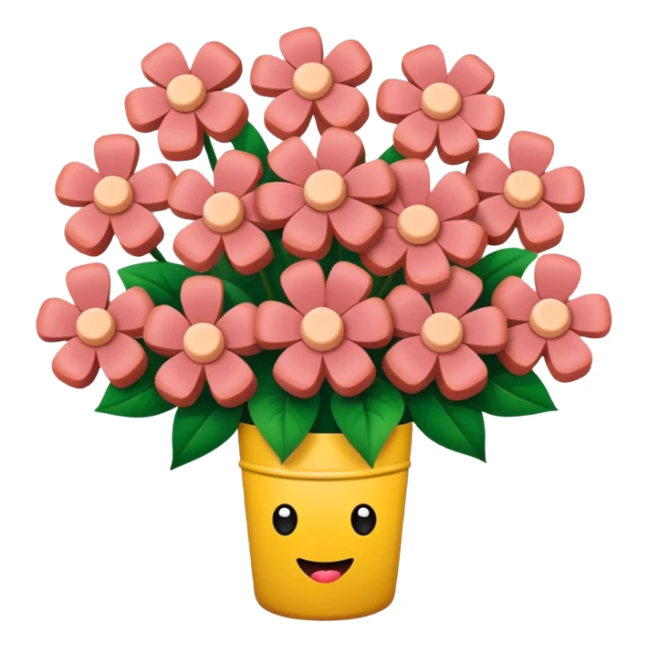 spam meat flowers sticker