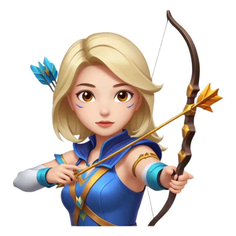 Mobile  legends  girl in icon shooting an arrow  sticker
