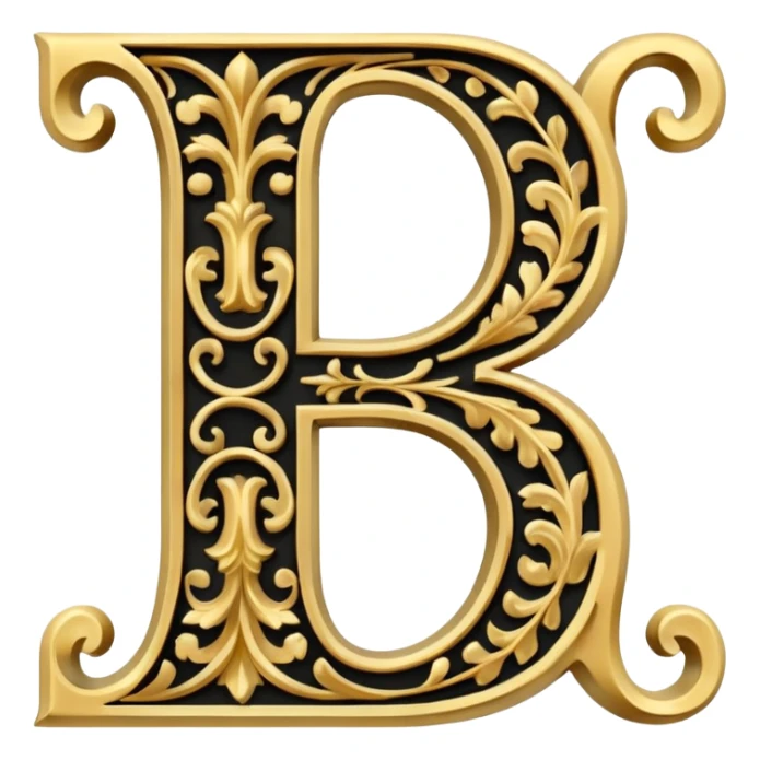 Oldenglis faunt letter E and letter J sticker