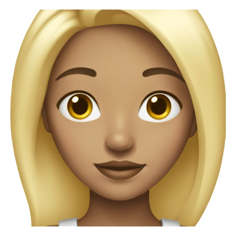 aesthetic clean girl blonde  sticker