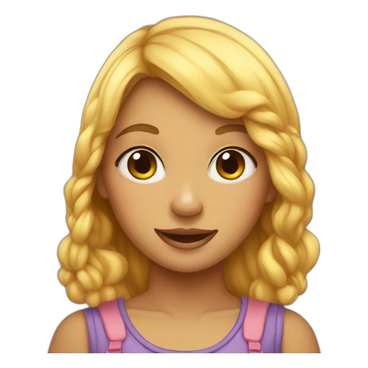 Butterfly girl sticker