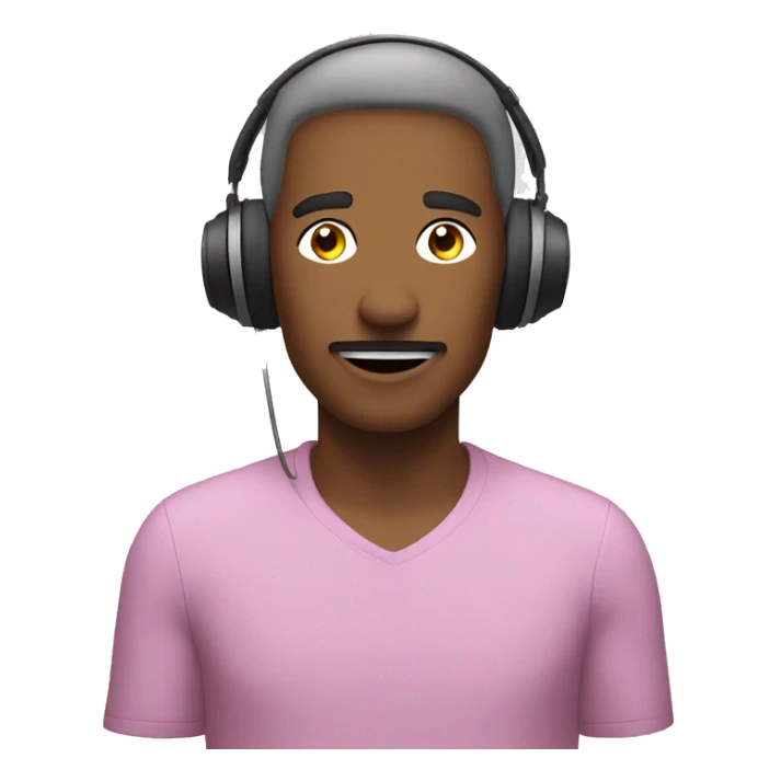 add podcast headphones to this image.   sticker