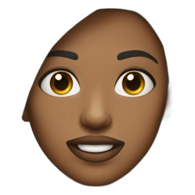 face coupable qui se roge les ongles sticker