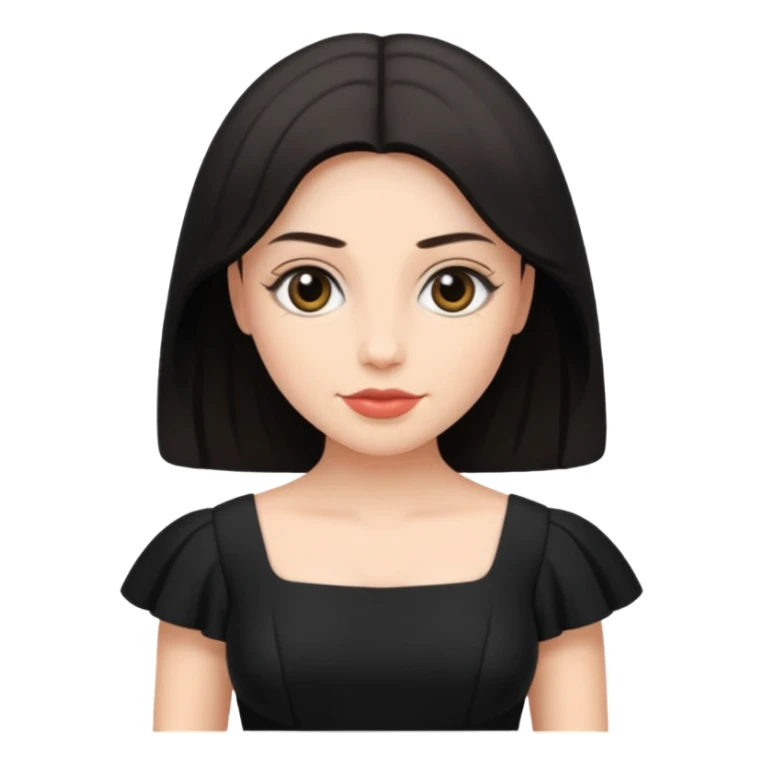 twikel bell fly black  dress sticker