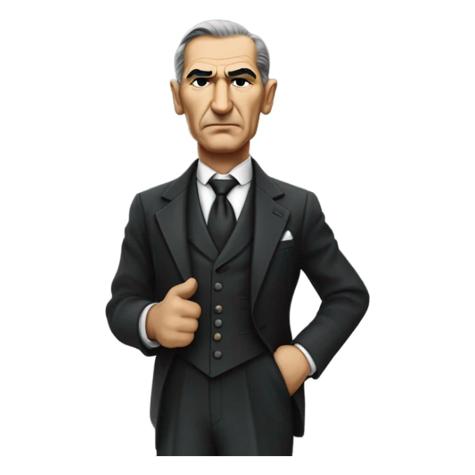 mustafa kemal ataturk president of turkiye sticker