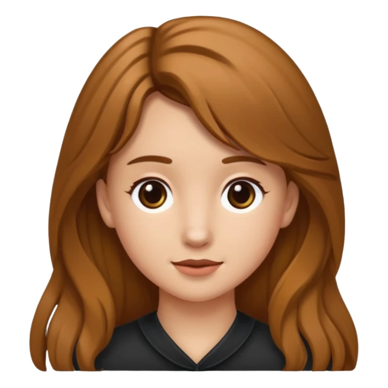 Ein braunhaariges Mädchen mit langen glatten Haaren und sitzend auf einem Braunen Pferd mit schwarzer Mähne  sticker