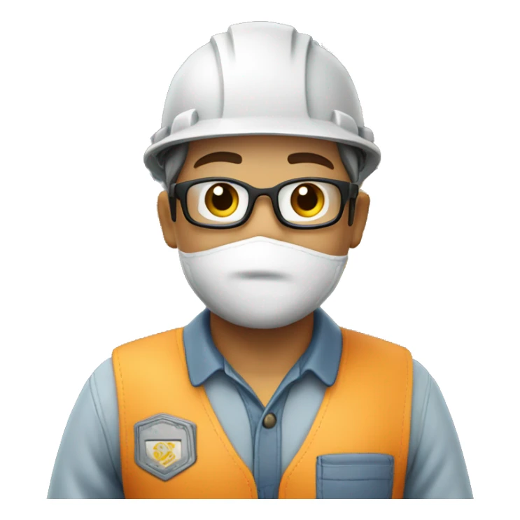 engineer in overalls with the inscription "Nanxing" sticker