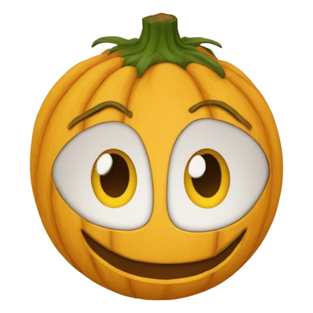 crea una emoji con forma de curcuma feliz sticker