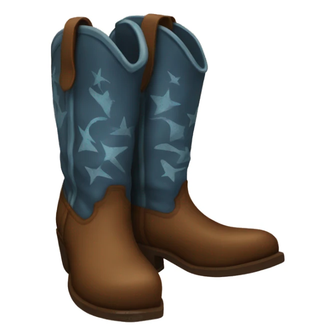 Cowboy boots sticker