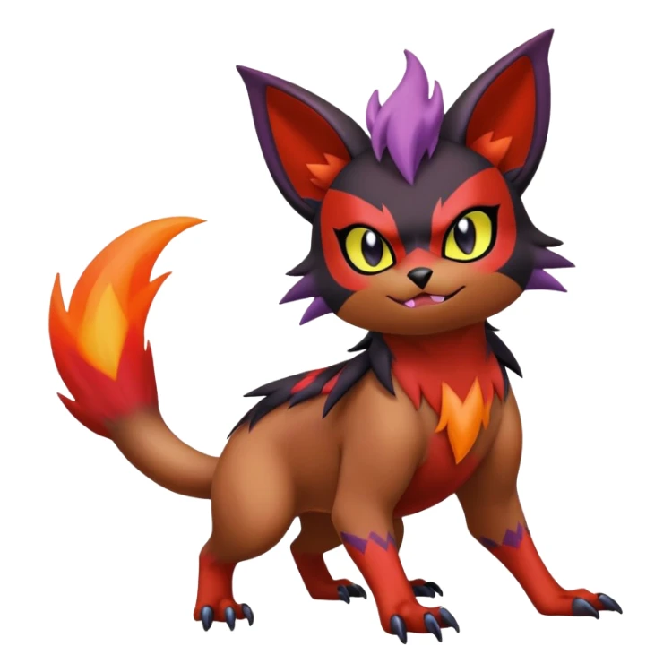 Noibat-Noivern-Litten-Zorua-Hybrid sticker