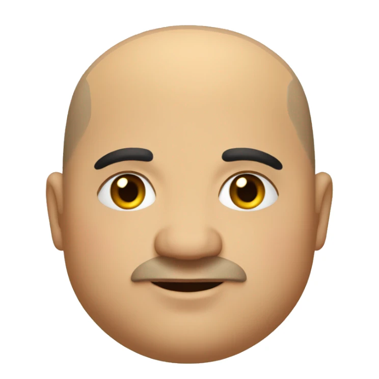 Fat bald Romani person named David Boss sticker