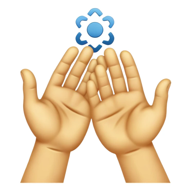 hands of the creation sticker