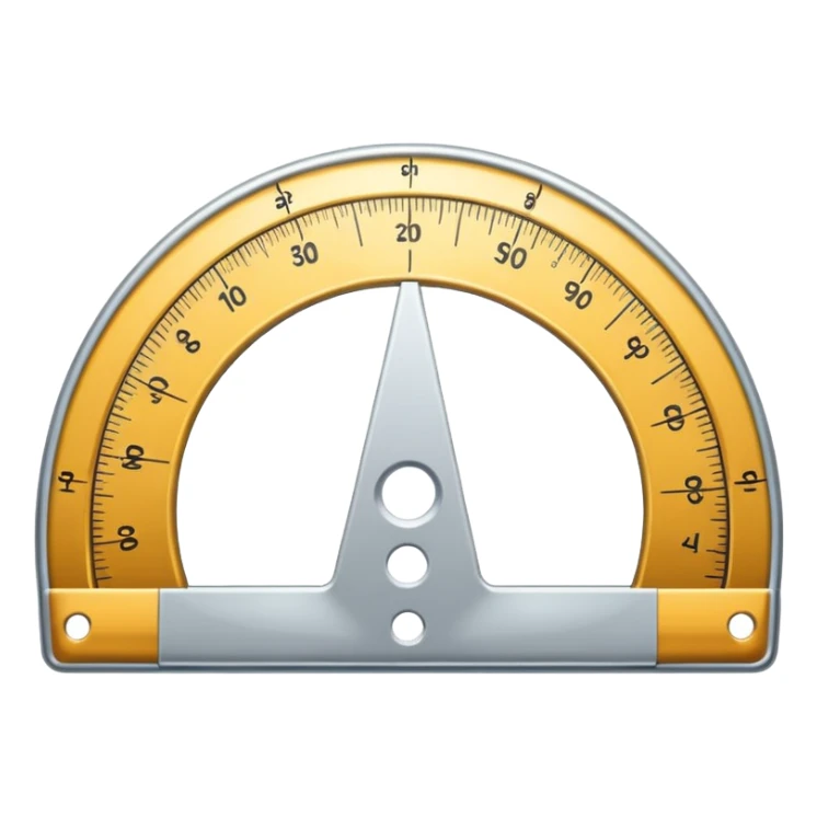 "📏" This emoji is for ruler. Then make an emoji for protractor. Which is real emoji type like the givel sticker