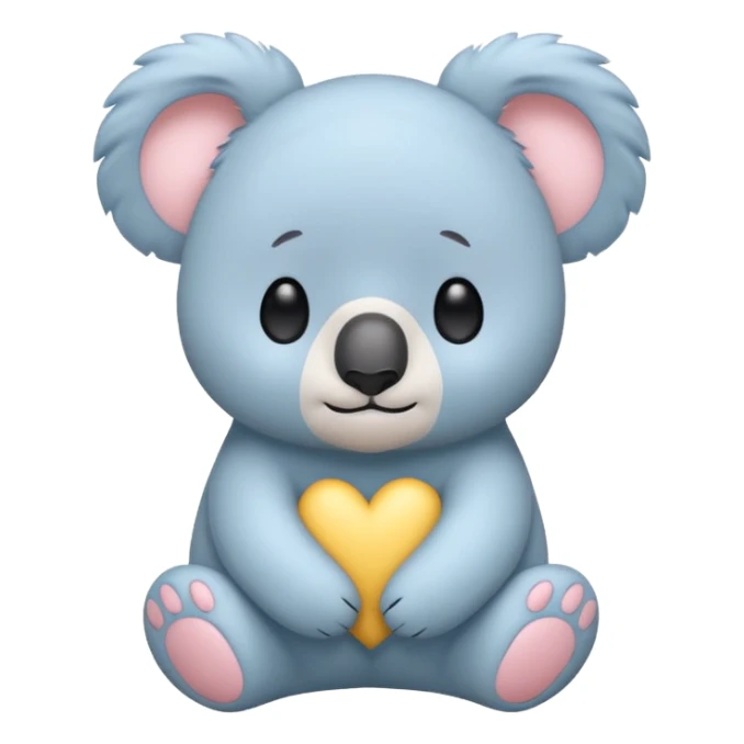 koala bear GIF emojis created based on BTS BT21 Koya character, i want the same aesthetics and can be uploaded to Slack. i want it to be REAL CUTE sticker