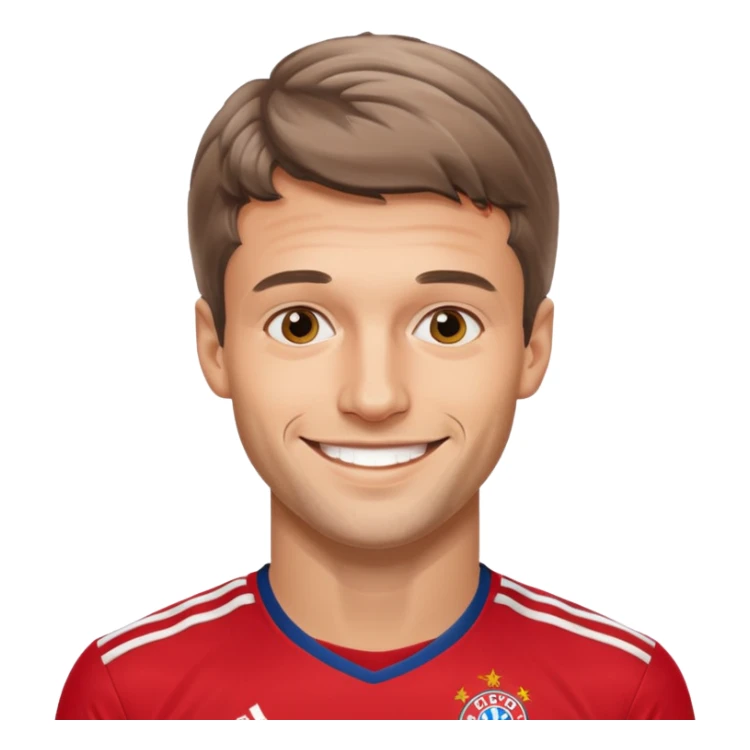 FC Bayern Deutscher Fußball Meister Thomas Müller sticker