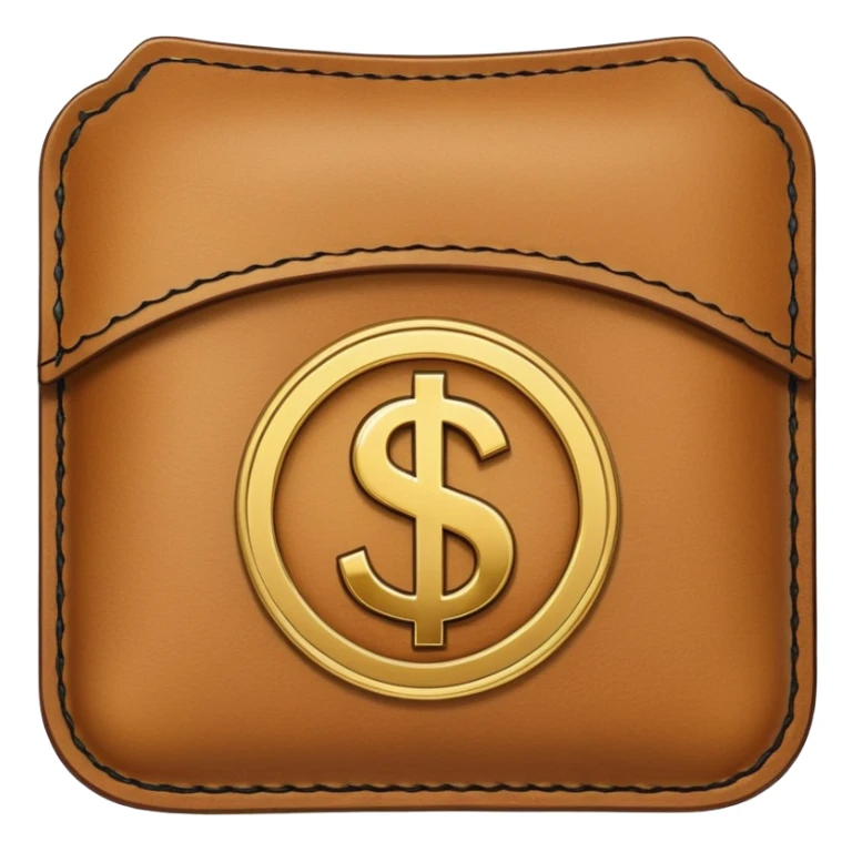 Cash pocket with a dollar symbol sticker