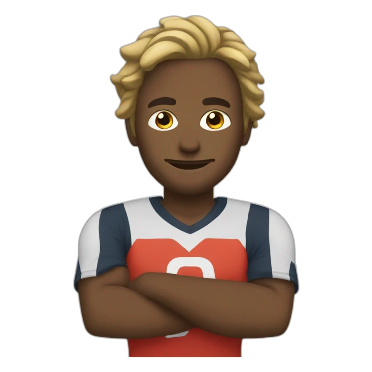 Muzan qui joue au foot sticker